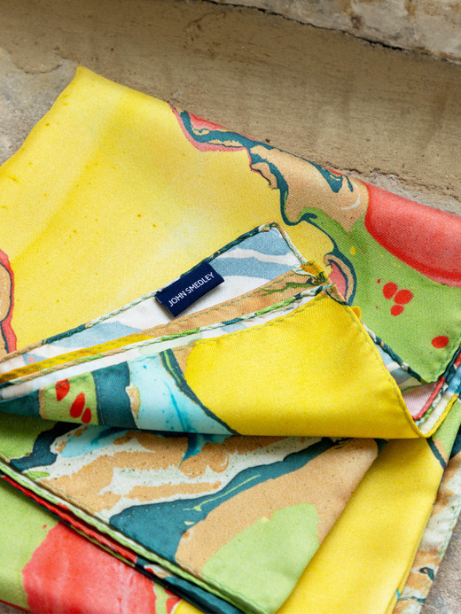 JOHN SMEDLEY×NAT MAKS Silk Scarf｜SF753 詳細画像 NO1(L03530SF753_マルチ) 3