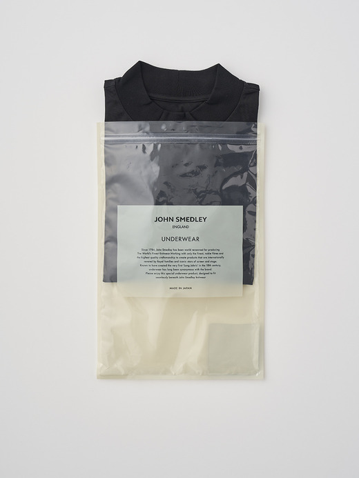 オリジナルコットン天竺長袖モックネックＴシャツ｜UTS921｜UNDERWEAR for MEN 詳細画像 NO3(L03580TS921_ブラック) 8