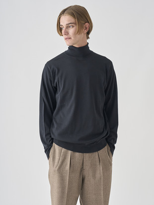 タートルネック長袖ニットプルオーバー | LEVINE | 30G MODERN FIT