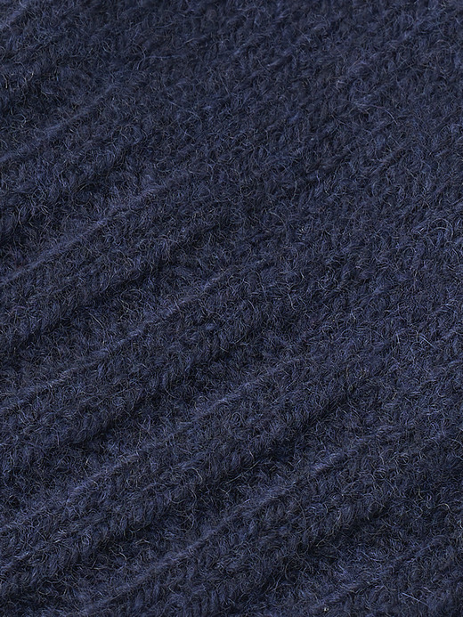［Eco Cashmere］カシミヤ混 フィンガーレスニットグローブ | MIST | 5G 詳細画像 MIDNIGHT 2