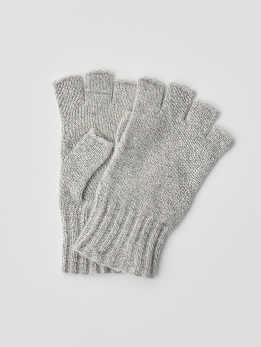 ［Eco Cashmere］カシミヤ混 フィンガーレスニットグローブ | MIST | 5G 詳細画像 POLAR 2