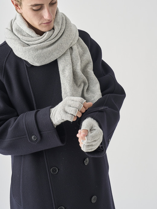 ［Eco Cashmere］カシミヤ混 フィンガーレスニットグローブ | MIST | 5G 詳細画像 POLAR 4