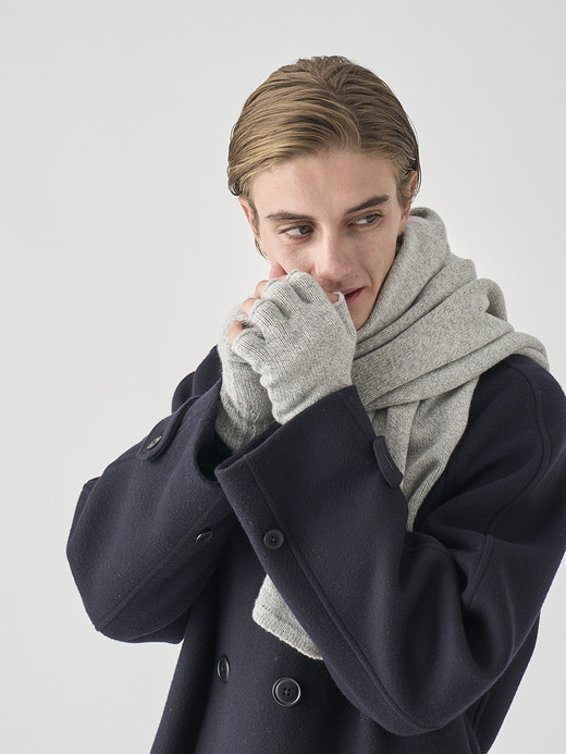［Eco Cashmere］カシミヤ混 フィンガーレスニットグローブ | MIST | 5G 詳細画像 POLAR 5