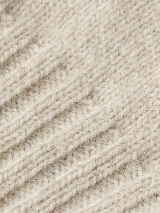 ［Eco Cashmere］カシミヤ混 フィンガーレスニットグローブ | MIST | 5G 詳細画像 PAMPAS 2