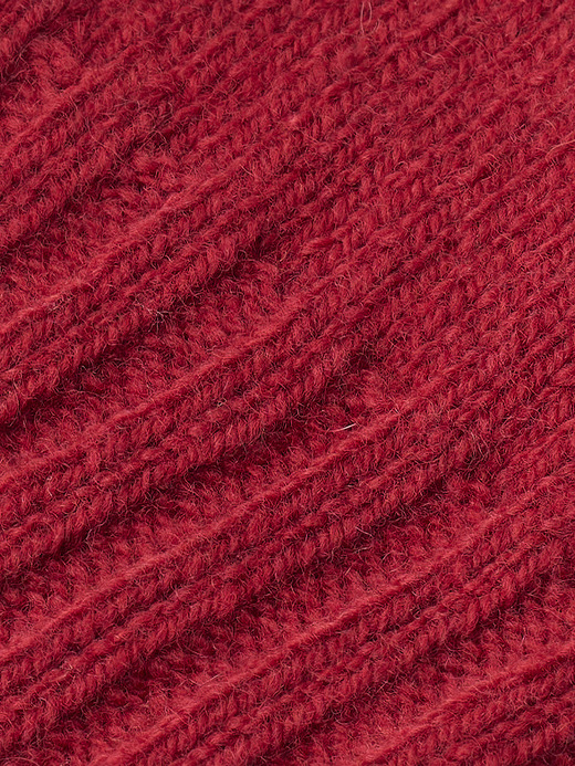［Eco Cashmere］カシミヤ混 フィンガーレスニットグローブ | MIST | 5G 詳細画像 VERMILLION 6