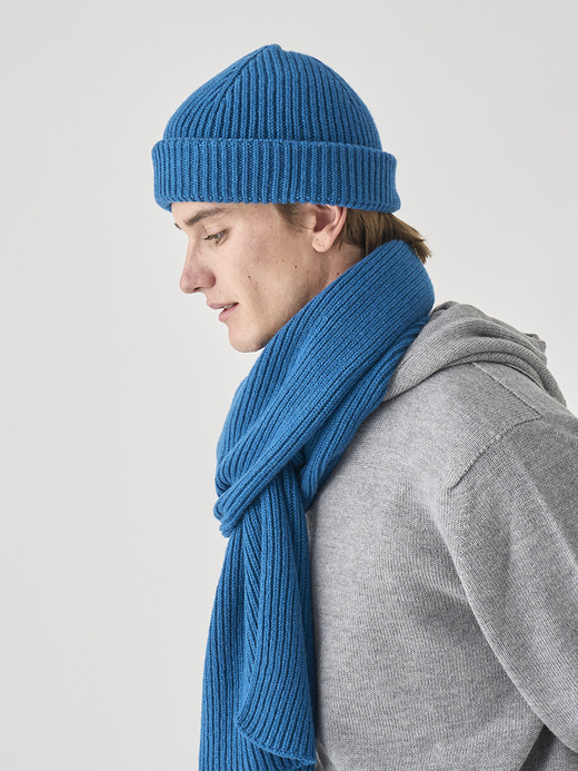 ［Eco Cashmere］カシミヤ混 リブ編ニットキャップ | ORAM | 5G 詳細画像 SEAWAY 5
