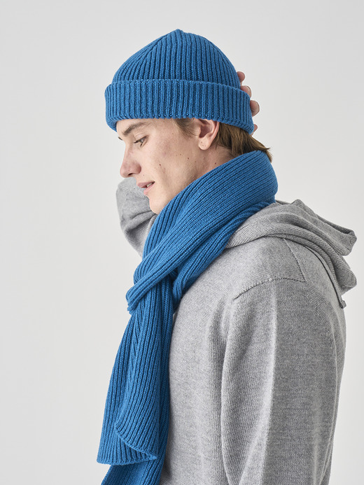 ［Eco Cashmere］カシミヤ混 リブ編ニットキャップ | ORAM | 5G 詳細画像 SEAWAY 6