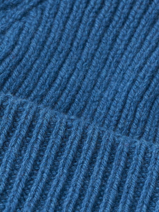 ［Eco Cashmere］カシミヤ混 リブ編ニットキャップ | ORAM | 5G 詳細画像 SEAWAY 7