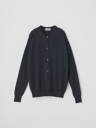 クルーネック長袖ニットカーディガン | PIPPA | 30G CONTEMPORARY FIT