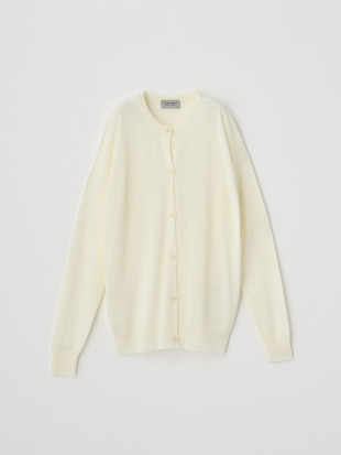 クルーネック長袖ニットカーディガン | PIPPA | 30G CONTEMPORARY FIT