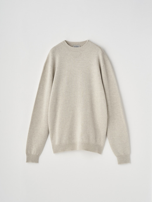 スウェットライク 長袖ニットプルオーバー | POLLO | 7G EASY FIT 詳細画像 GREY FLEECE 2