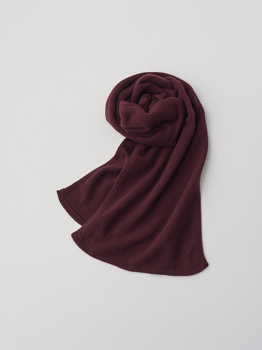 ［Eco Cashmere］カシミヤ混 ニットマフラー | QUARTZ | 5G 詳細画像 CHICORY 2