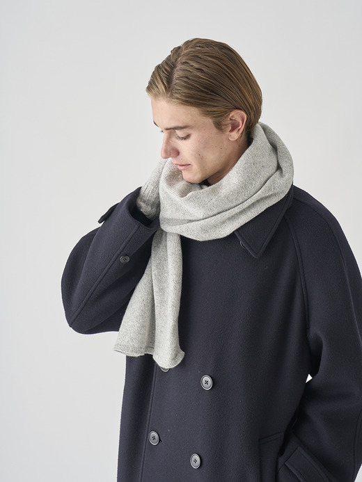 ［Eco Cashmere］カシミヤ混 ニットマフラー | QUARTZ | 5G 詳細画像 POLAR 2