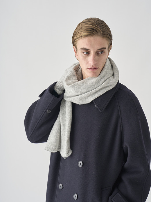 ［Eco Cashmere］カシミヤ混 ニットマフラー | QUARTZ | 5G 詳細画像 POLAR 3