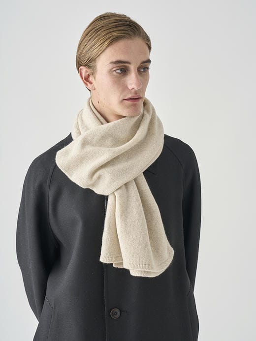 ［Eco Cashmere］カシミヤ混 ニットマフラー | QUARTZ | 5G 詳細画像 PAMPAS 5