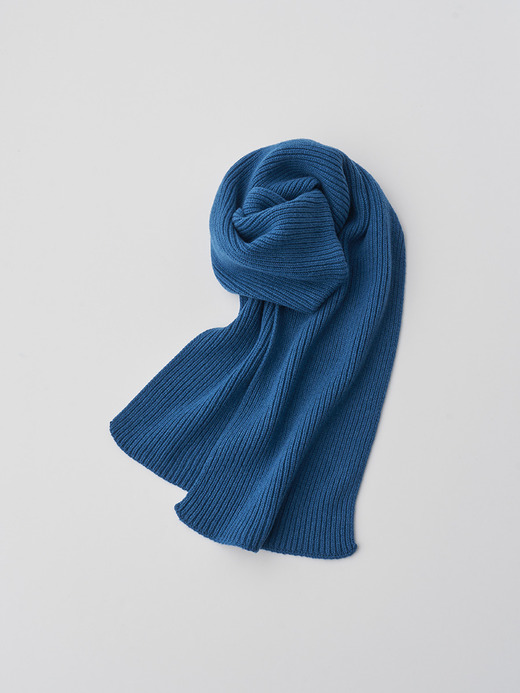 ［Eco Cashmere］カシミヤ混 リブニットマフラー | STARK | 5G 詳細画像 SEAWAY 2