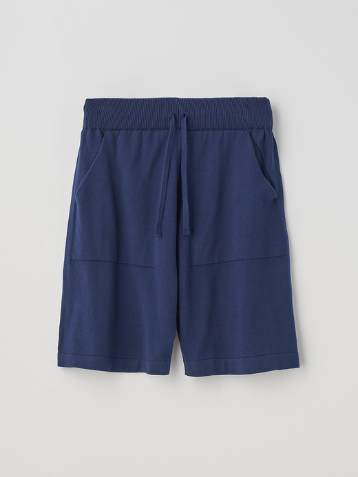 コットンニットイージーショーツ | COWAN | 24G EASY FIT 詳細画像 FRENCH NAVY 1
