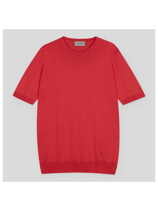 半袖コットンニットＴシャツ | KEMPTON | 30G EASY FIT