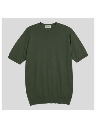 半袖コットンニットＴシャツ | KEMPTON | 30G EASY FIT