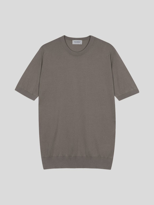 半袖コットンニットＴシャツ | KEMPTON | 30G EASY FIT 詳細画像 BEIGE MUSK 1