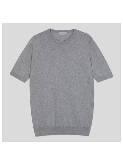 半袖コットンニットＴシャツ | KEMPTON | 30G EASY FIT 詳細画像 SILVER 1