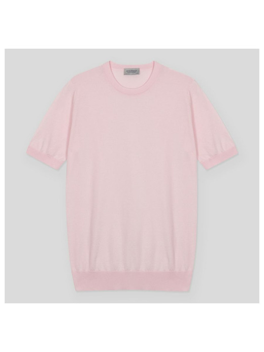 半袖コットンニットＴシャツ | KEMPTON | 30G EASY FIT 詳細画像 SOFT PINK 1