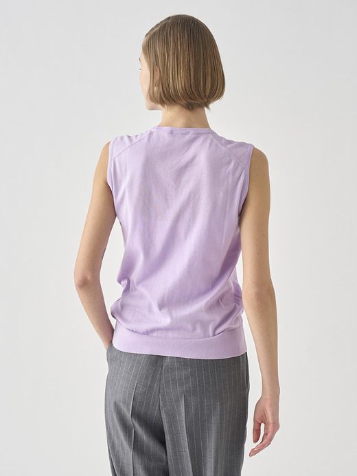 ノースリーブコットンニットプルオーバー | KERRY | 30G MODERN FIT 詳細画像 LILAC BREEZE 6