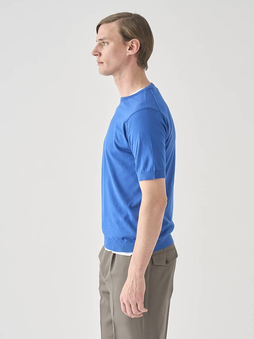 半袖コットンニットＴシャツ | KIELL | 30G MODERN FIT 詳細画像 PACIFIC 5