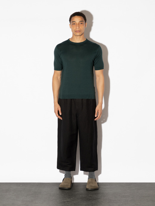 半袖コットンニットＴシャツ | KIELL | 30G MODERN FIT 詳細画像 RAINFOREST 3