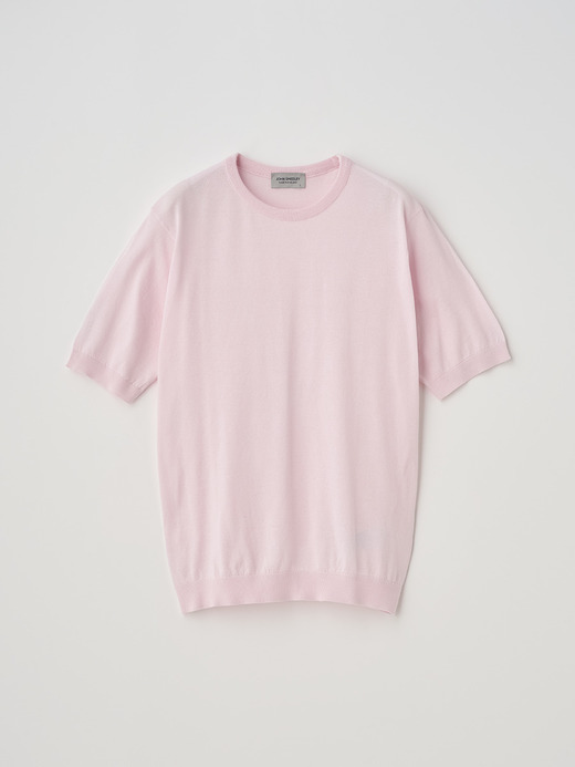半袖コットンニットＴシャツ | KIELL | 30G MODERN FIT 詳細画像 SOFT PINK 1