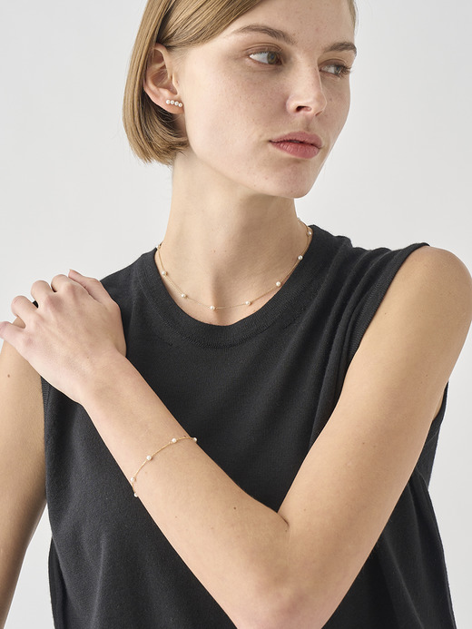 Akoya pearl chain bracelet 詳細画像 PEARLxGOLD 1