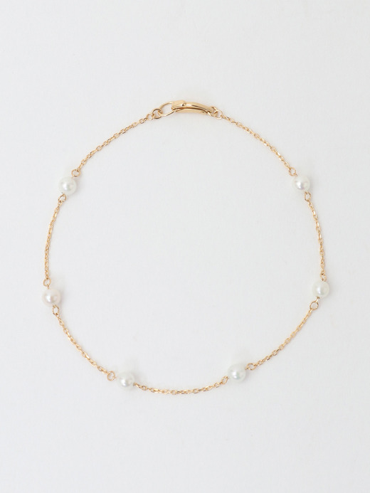 Akoya pearl chain bracelet 詳細画像 PEARLxGOLD 2