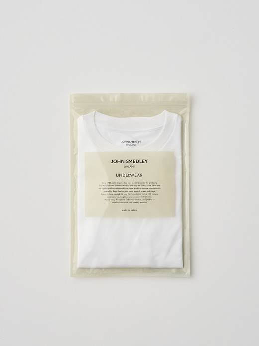コットンクルーネック半袖Ｔシャツ｜UTS902｜UNDERWEAR for WOMEN 詳細画像 NO1(L0351TS902_ホワイト) 2