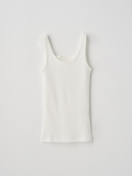 オーガニックコットン2WAYリブタンクトップ｜UTS934｜UNDERWEAR for WOMEN 詳細画像 NO1(L0351TS934_ホワイト) 1