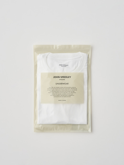 オリジナルコットン天竺半袖Ｔシャツ｜UTS912｜UNDERWEAR for MEN 詳細画像 NO1(L0356UTS912_ホワイト) 2
