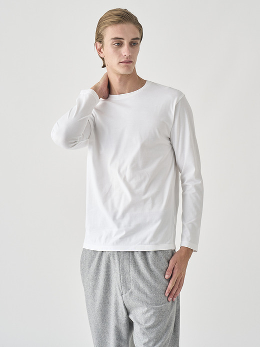 オリジナルコットン天竺長袖Ｔシャツ｜UNDERWEAR for MEN 詳細画像 NO1(L0356UTS920_ホワイト) 7