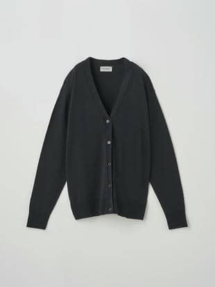 Ｖネック長袖ニットカーディガン | A4664 | 30G COMMON FIT