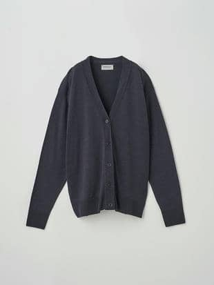 Ｖネック長袖ニットカーディガン | A4664 | 30G COMMON FIT