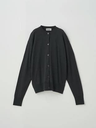 クルーネック長袖ニットカーディガン | A4670 | 30G COMMON FIT