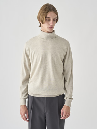 タートルネック長袖ニットプルオーバー | A4789 | 24G MODERN FIT