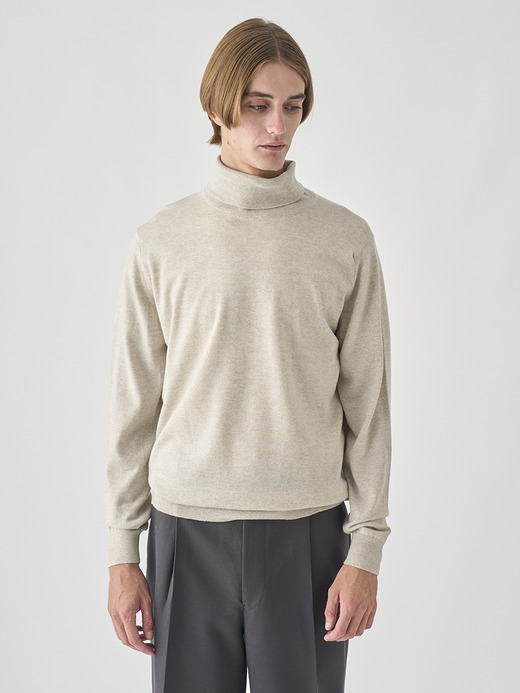 タートルネック長袖ニットプルオーバー | A4789 | 24G MODERN FIT 詳細画像 GREY FLEECE 1