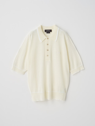 【JOHN SMEDLEY×WALES BONNER】Short-sleeved polo shirt｜A4939