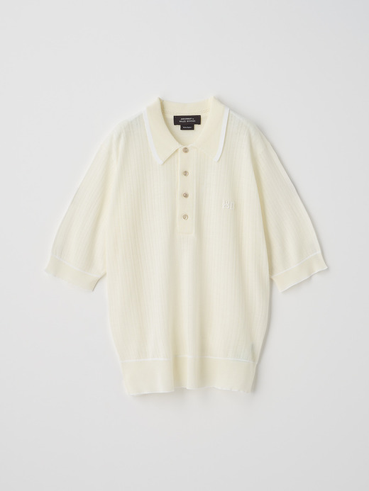 【JOHN SMEDLEY×WALES BONNER】Short-sleeved polo shirt｜A4939 詳細画像 NO1(A4939) 1