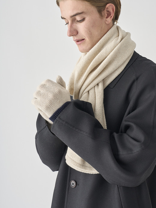 ［Eco Cashmere］カシミヤ混 ニットグローブ| CALOW | 5G 詳細画像 PAMPAS 1