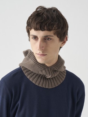 ［Eco Cashmere］カシミヤ混 ニットバラクラバ | DARBY | 5G