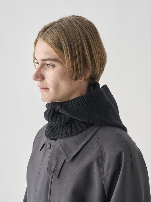 ［Eco Cashmere］カシミヤ混 ニットバラクラバ | DARBY | 5G 詳細画像 BLACK 5
