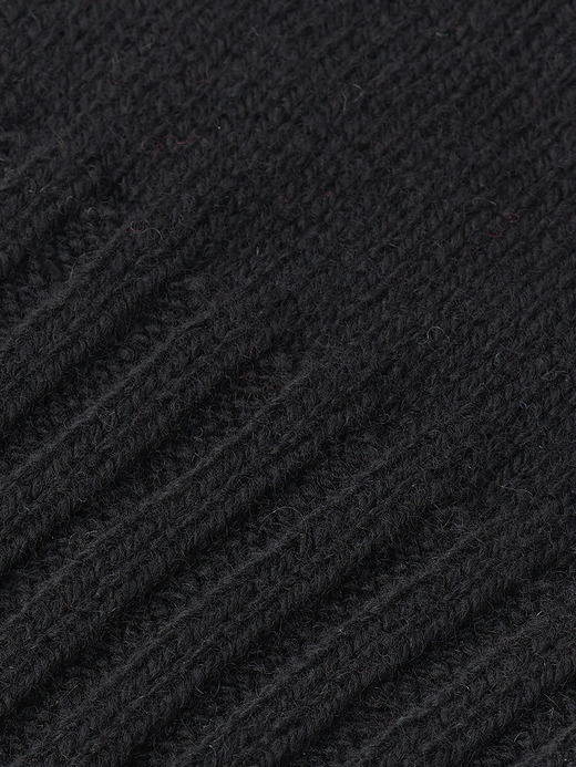 ［Eco Cashmere］カシミヤ混 ニットバラクラバ | DARBY | 5G 詳細画像 BLACK 8