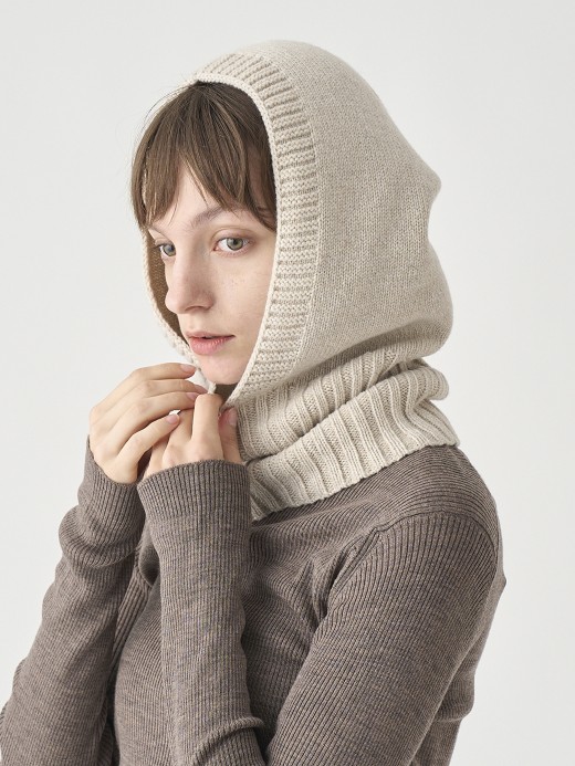 ［Eco Cashmere］カシミヤ混 ニットバラクラバ | DARBY | 5G 詳細画像 PAMPAS 3