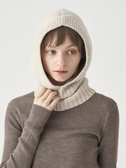 ［Eco Cashmere］カシミヤ混 ニットバラクラバ | DARBY | 5G 詳細画像 PAMPAS 4