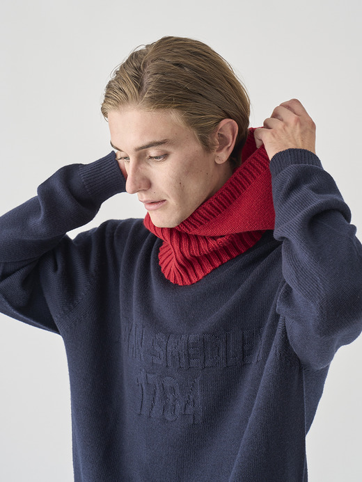 ［Eco Cashmere］カシミヤ混 ニットバラクラバ | DARBY | 5G 詳細画像 VERMILLION 7